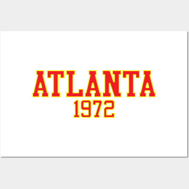 Atlanta 1972 (variant) Wall Art by GloopTrekker